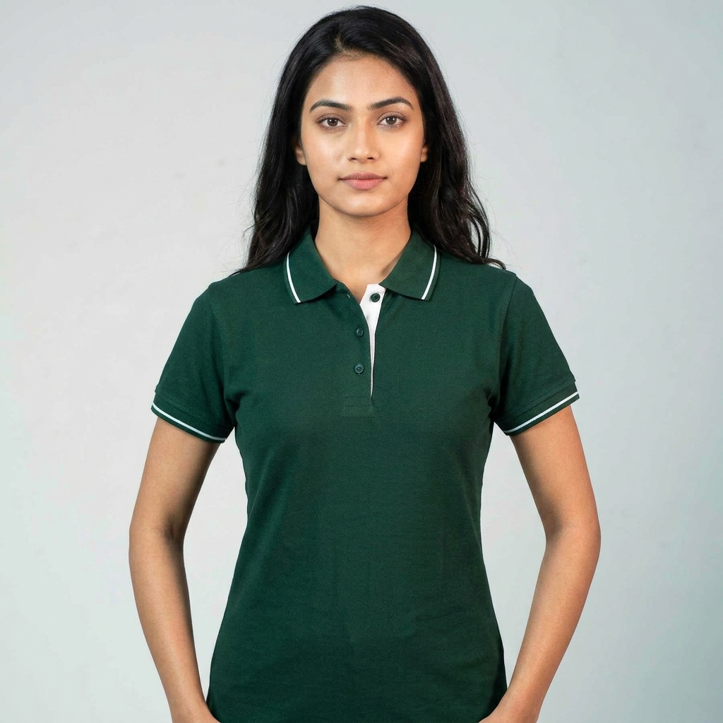 Dark Green / White