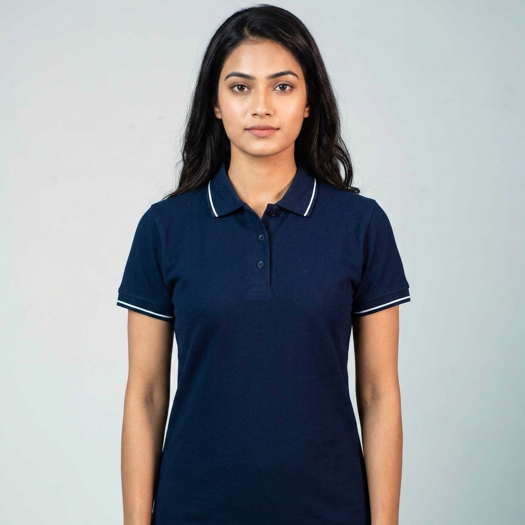 Navy Blue / White